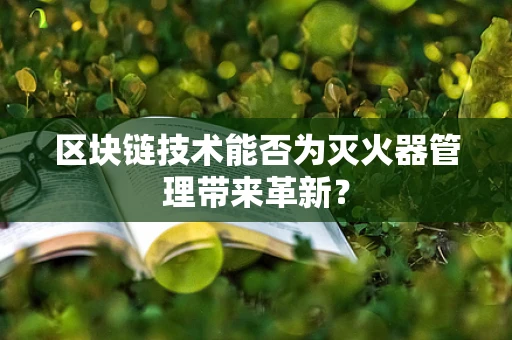 区块链技术能否为灭火器管理带来革新？