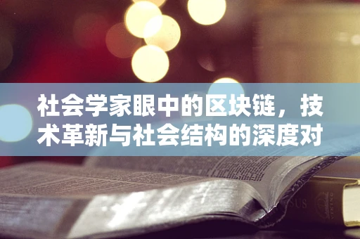 社会学家眼中的区块链，技术革新与社会结构的深度对话