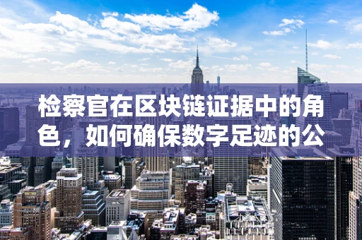 检察官在区块链证据中的角色，如何确保数字足迹的公正与透明？