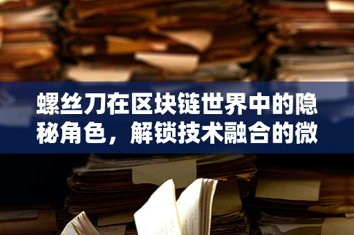 螺丝刀在区块链世界中的隐秘角色，解锁技术融合的微妙钥匙吗？