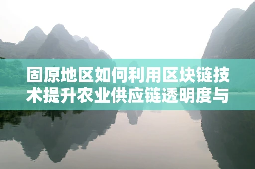 固原地区如何利用区块链技术提升农业供应链透明度与效率？