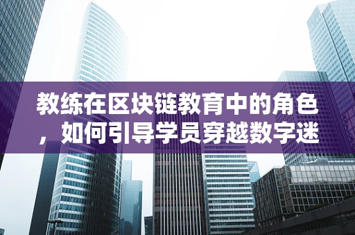 教练在区块链教育中的角色，如何引导学员穿越数字迷雾？
