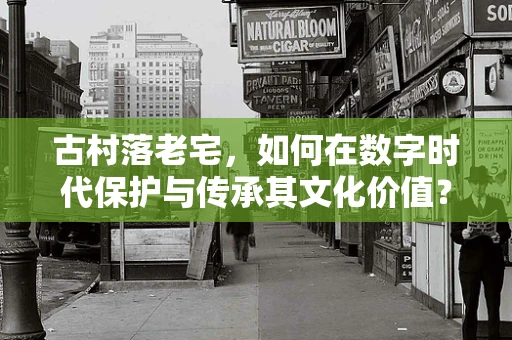 古村落老宅，如何在数字时代保护与传承其文化价值？