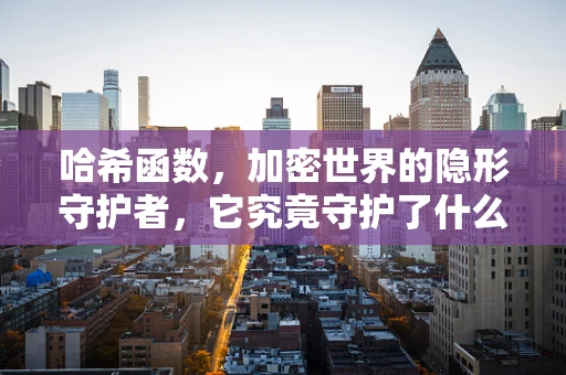 哈希函数，加密世界的隐形守护者，它究竟守护了什么？