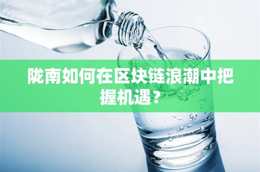 陇南如何在区块链浪潮中把握机遇？