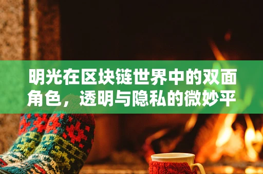 明光在区块链世界中的双面角色，透明与隐私的微妙平衡
