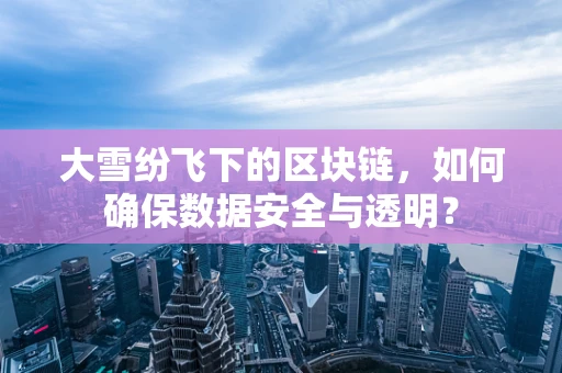 大雪纷飞下的区块链，如何确保数据安全与透明？
