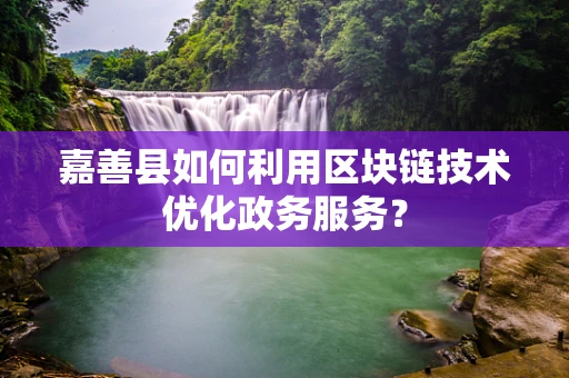 嘉善县如何利用区块链技术优化政务服务？