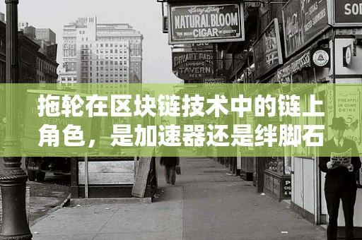 拖轮在区块链技术中的链上角色，是加速器还是绊脚石？