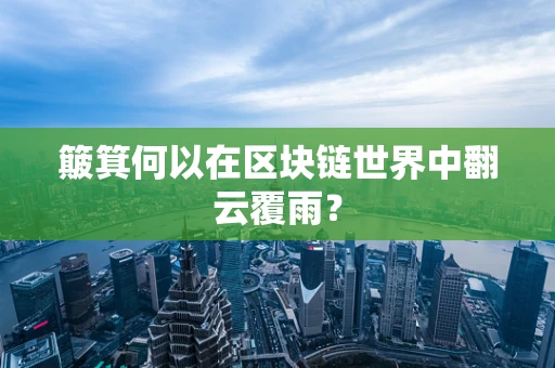 簸箕何以在区块链世界中翻云覆雨？