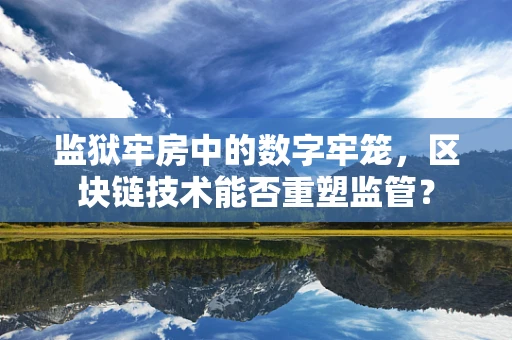 监狱牢房中的数字牢笼，区块链技术能否重塑监管？