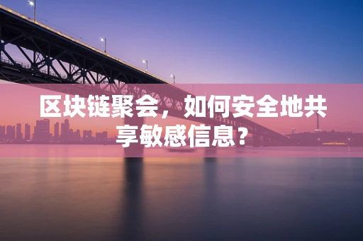 区块链聚会，如何安全地共享敏感信息？