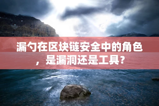 漏勺在区块链安全中的角色，是漏洞还是工具？