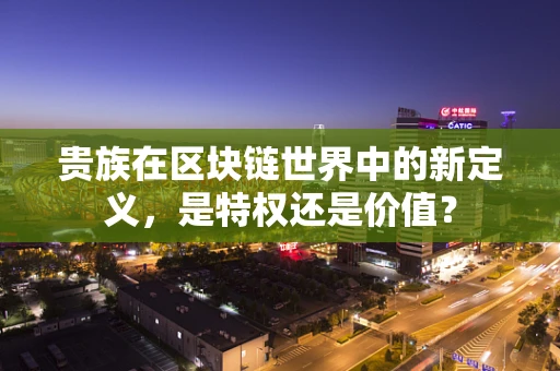 贵族在区块链世界中的新定义，是特权还是价值？