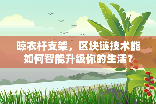 晾衣杆支架，区块链技术能如何智能升级你的生活？