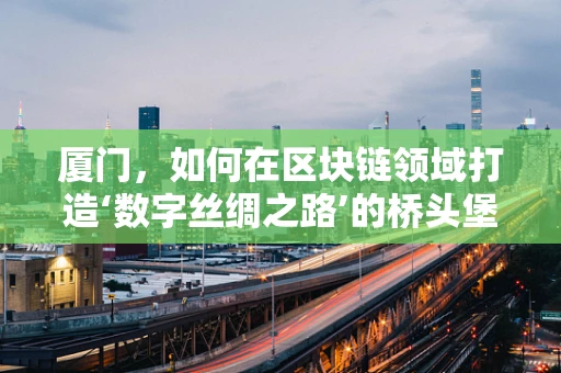 厦门，如何在区块链领域打造‘数字丝绸之路’的桥头堡？