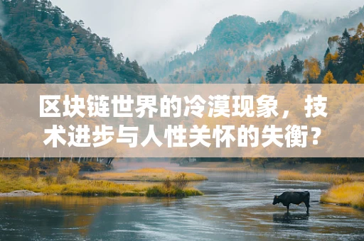区块链世界的冷漠现象，技术进步与人性关怀的失衡？