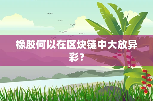 橡胶何以在区块链中大放异彩？