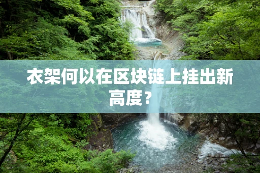衣架何以在区块链上挂出新高度？