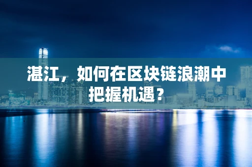 湛江，如何在区块链浪潮中把握机遇？
