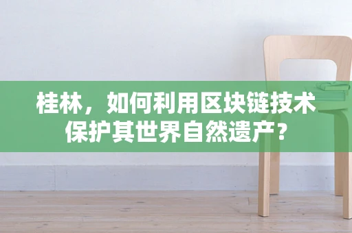 桂林，如何利用区块链技术保护其世界自然遗产？