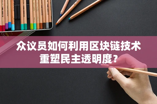 众议员如何利用区块链技术重塑民主透明度？