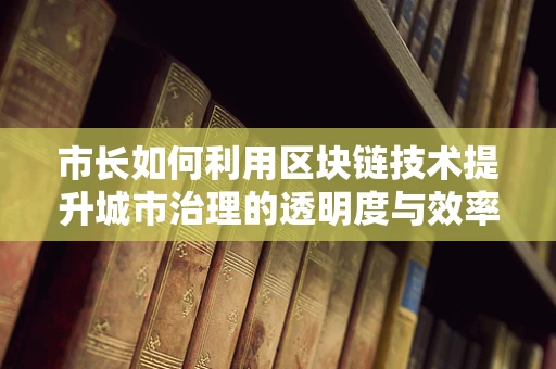 市长如何利用区块链技术提升城市治理的透明度与效率？
