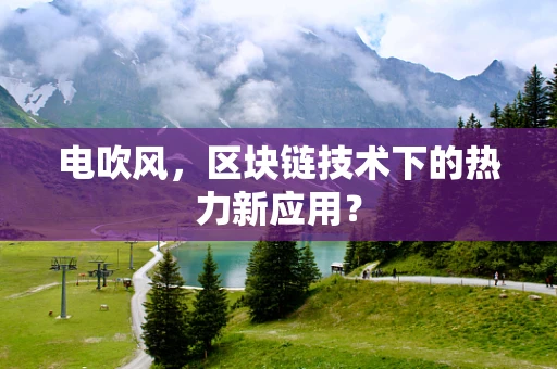 电吹风，区块链技术下的热力新应用？