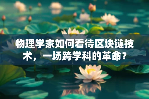 物理学家如何看待区块链技术，一场跨学科的革命？