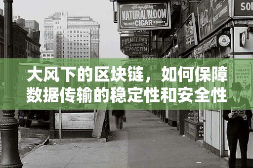 大风下的区块链，如何保障数据传输的稳定性和安全性？