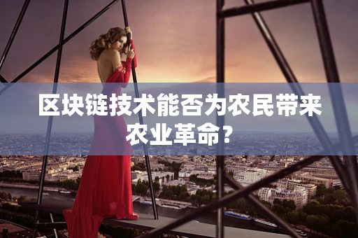 区块链技术能否为农民带来农业革命？