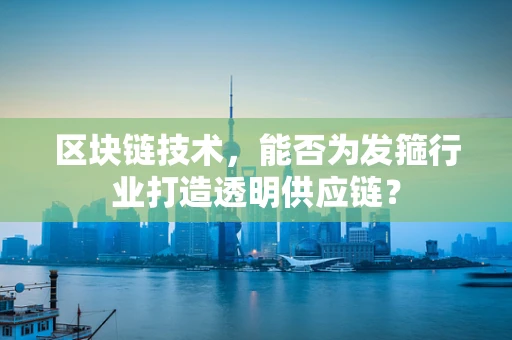 区块链技术，能否为发箍行业打造透明供应链？
