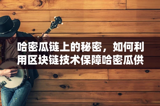 哈密瓜链上的秘密，如何利用区块链技术保障哈密瓜供应链的透明与安全？