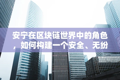 安宁在区块链世界中的角色，如何构建一个安全、无纷扰的数字环境？