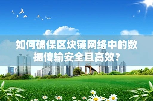 如何确保区块链网络中的数据传输安全且高效？