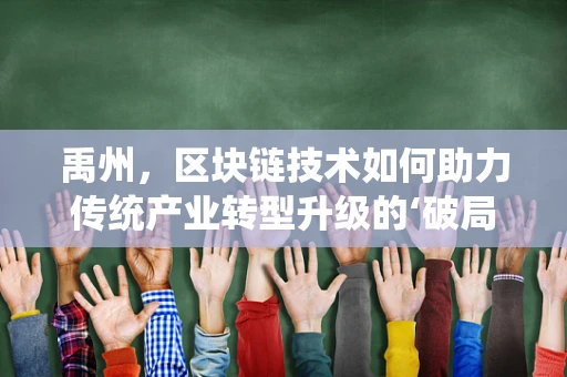 禹州，区块链技术如何助力传统产业转型升级的‘破局’之问？