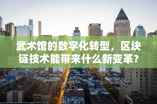 武术馆的数字化转型，区块链技术能带来什么新变革？